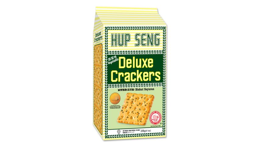 Hup Seng Deluxe Crackers Vegetable 258g