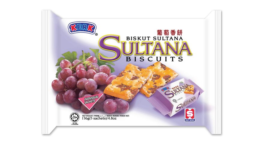 Hup Seng Sultana Biscuits 136g