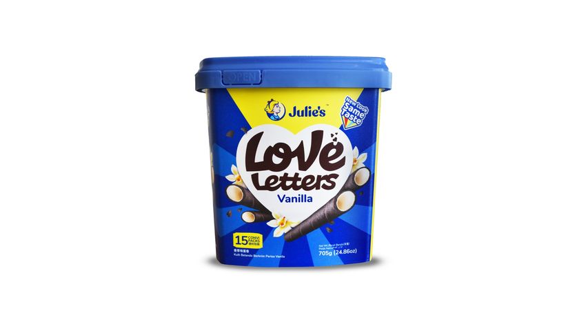 Julie's Love Letters Vanilla Wafer 705g delivery near you | foodpanda ...