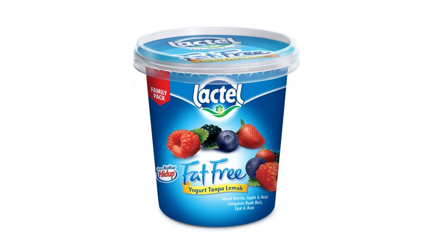 Lactel Fat Free Yogurt Mixed Berry 470g