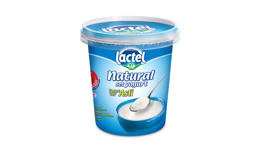 Lactel Natural Set Yogurt 470g