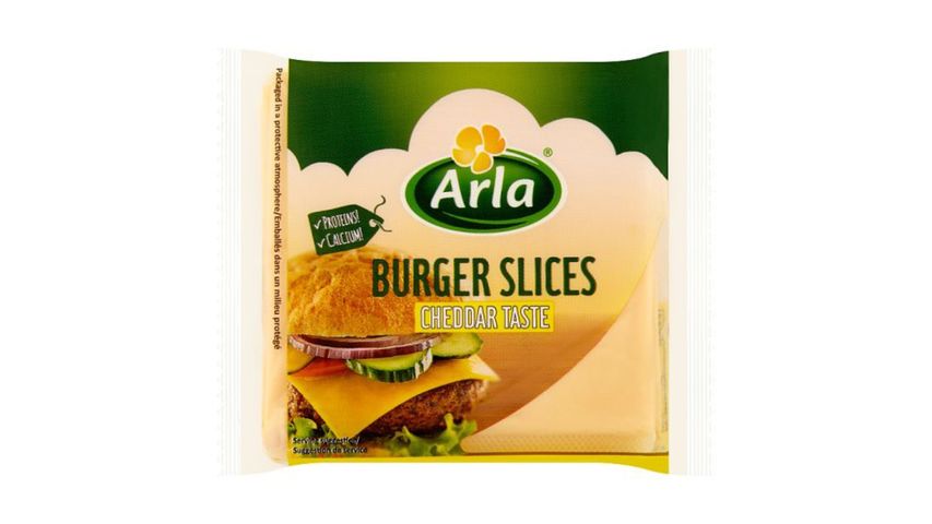 Arla Cheese Sliced Cheddar Burger I 200g