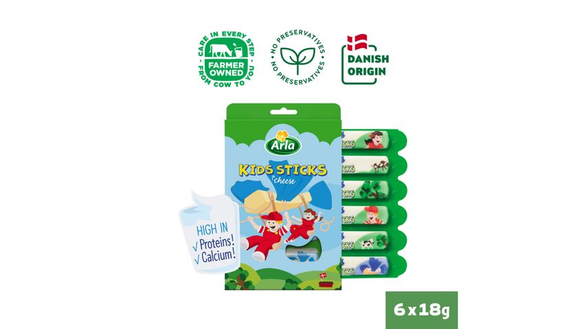 Arla Kid Cheese Sticks 6pcs x 18g