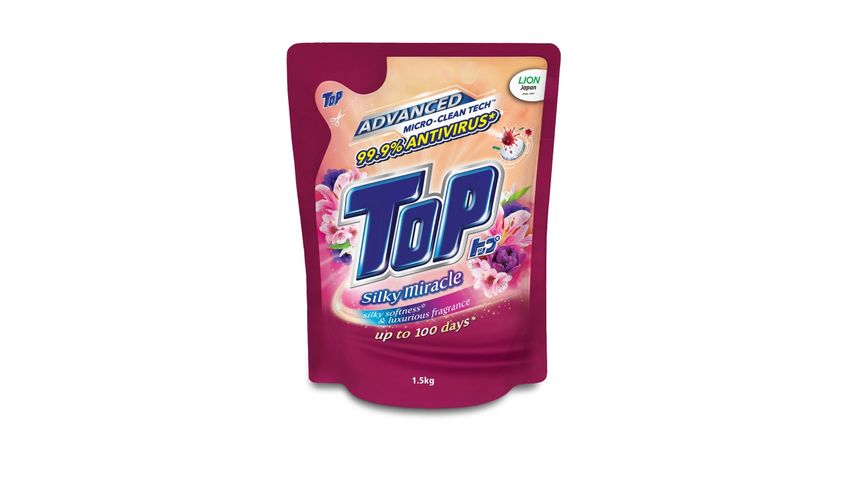 Top Liquid Laundry Detergent - Silky Miracle 1.5kg
