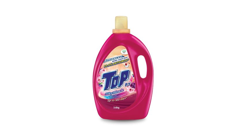 Top Liquid Laundry Detergent - Silky Miracle 3.6kg