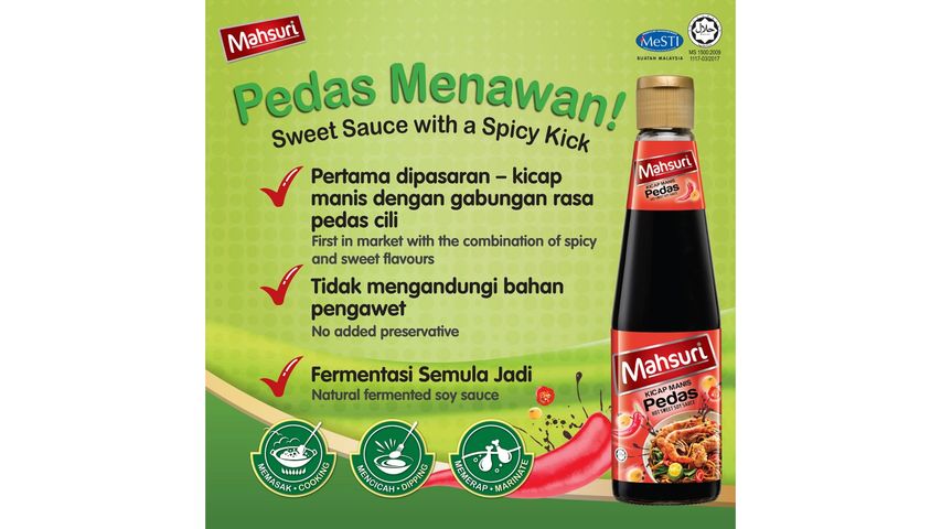 Mahsuri Kicap Manis Pedas | 410 毫升