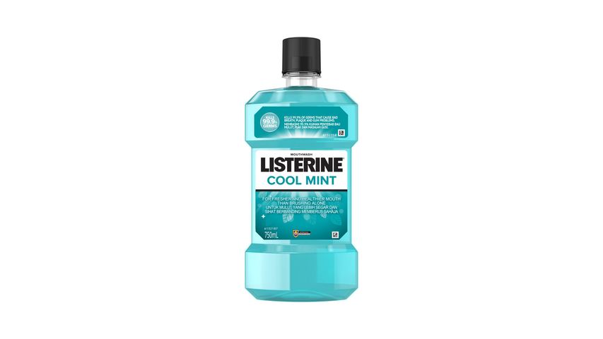 Listerine Cool Mint Mouthwash 750ml