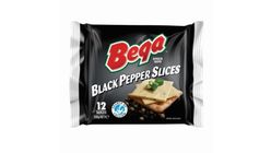 Bega Black Pepper Slices Cheese 200g