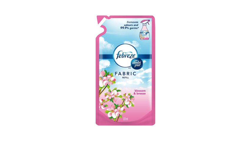 Febreze with Ambi Pur Fabric Refresher Refill Blossom & Breeze 320ml