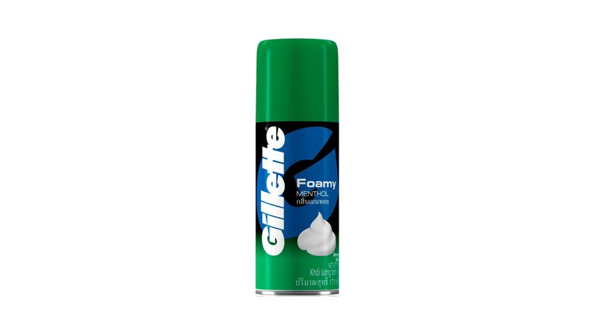Gillette Foamy Menthol Shave Foam 175g