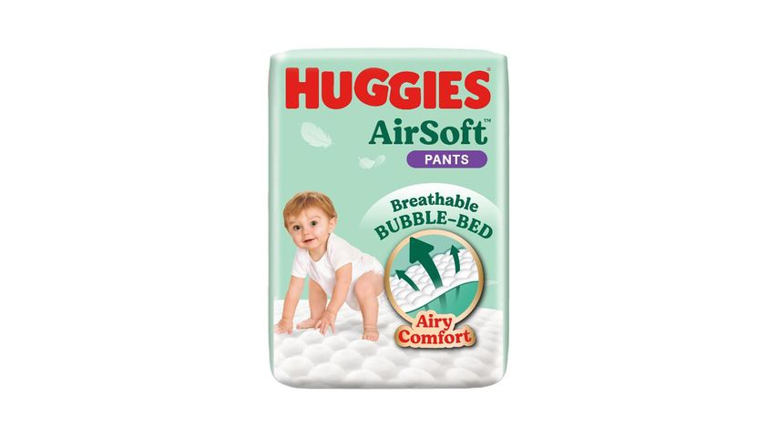 Huggies Airsoft Pants Super Jumbo Pack M 4 x 46 Pieces