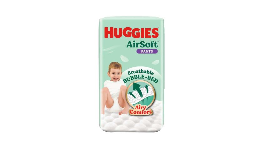 Huggies Dry Pants Diapers Airsoft Super Jumbo Pack (XL) 4 x 30 Pieces
