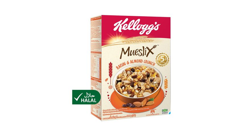 Kellogg's Mueslix Raisin Almond Cereal 355g