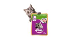 Whiskas Cat Food Wet Adult Tuna & White Fish 85g X 12