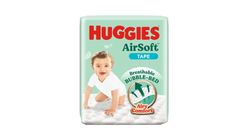 Huggies Airsoft Diaper Super Jumbo Pack M 3 x 52 Pieces