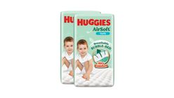 Huggies Airsoft Diaper Super Jumbo Pack XL 2 x 38 Pieces