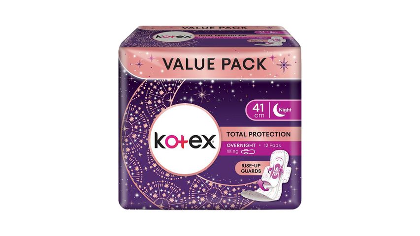 Kotex Proactive Guards Overnight Extra Long (41cm) 12 Pieces