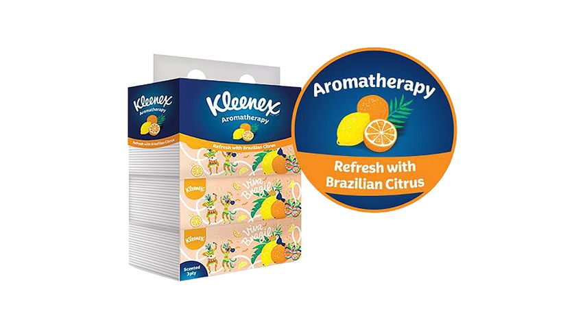 Kleenex Facial Tissue (3 Ply) Soft Box 90 x 4 Packets