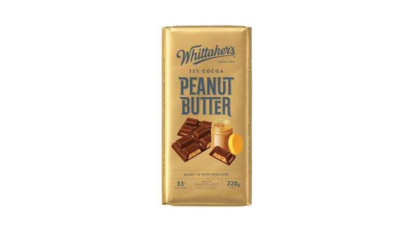 Whittaker's Peanut Butter Block Chocolate 220g