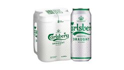 Carlsberg Smooth Draught Can Beer 4 x 500ml