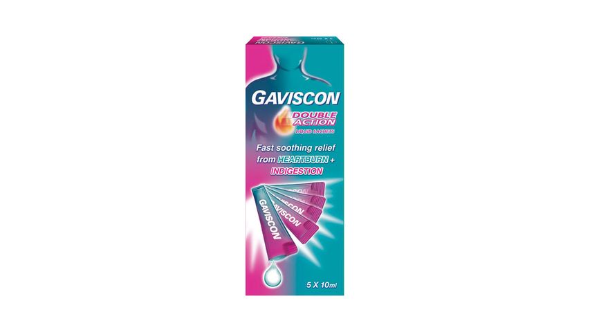 Gaviscon Double Action Liquid Sachet 5s x 10ml
