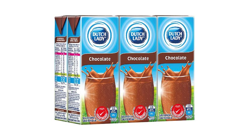 Dutch Lady UHT Chocolate Milk 6 x 200ml