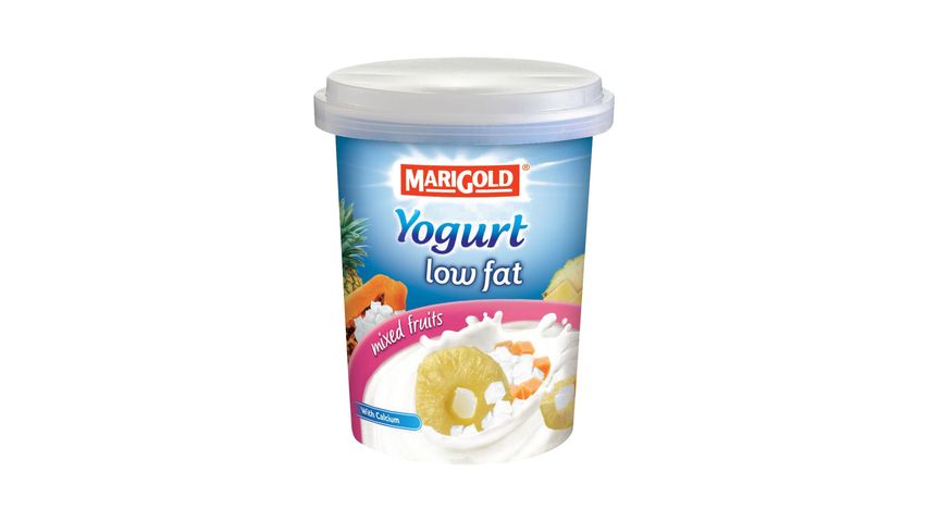Marigold Yogurt Cream Low Fat Mixed Fruits 130g