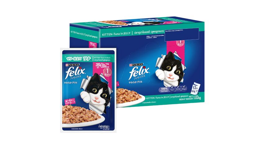 Felix Kitten Tuna Pouch 85g