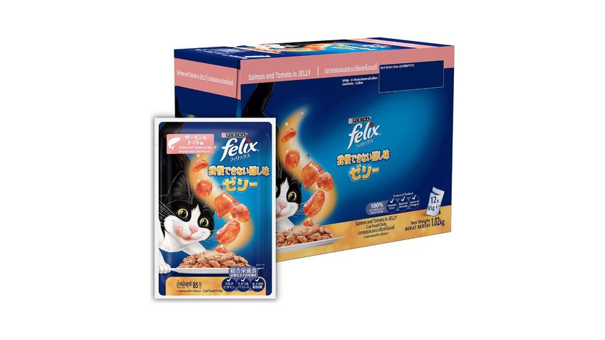 Felix Sensations Salmon & Tomato Pouch 85g