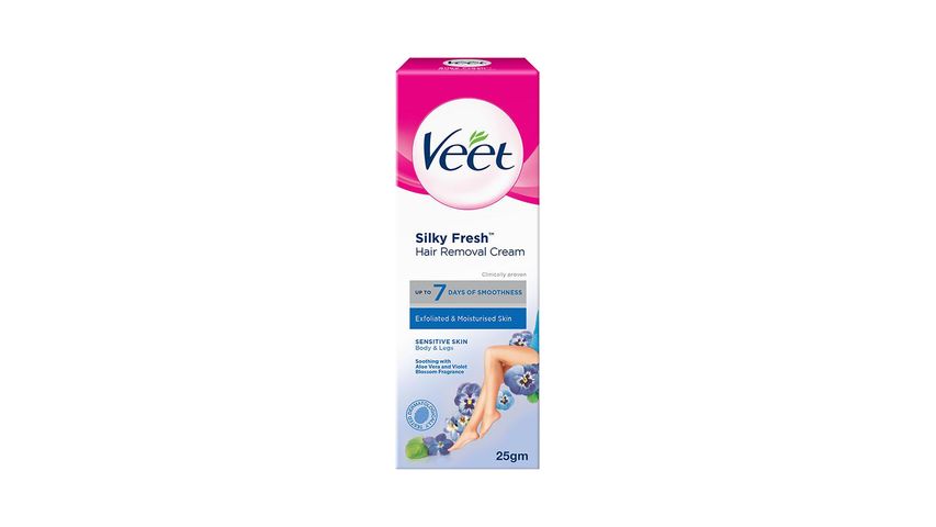 Veet Silk & Fresh Hair Removal Cream for Sensitive Skin 25g