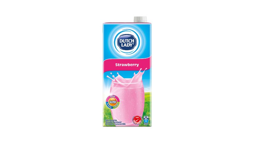 Dutch Lady Susu Berperisa Strawberi UHT 1L