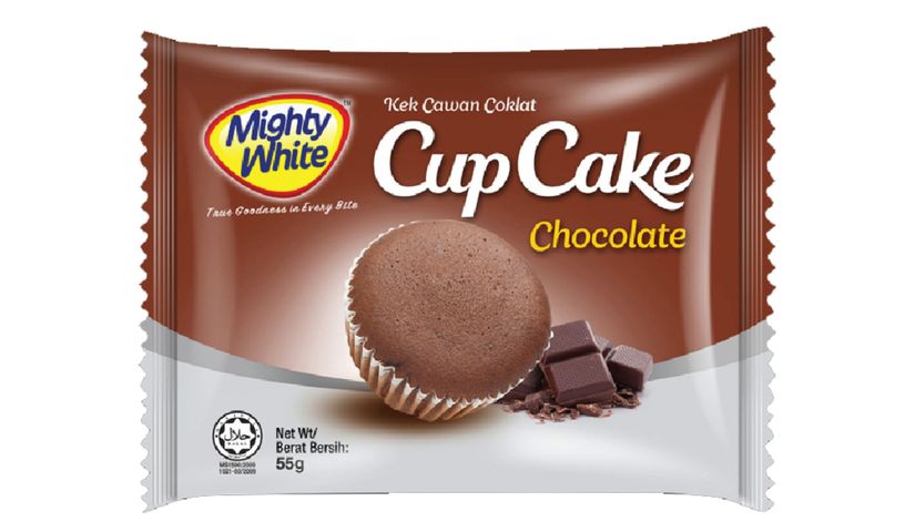 Mighty White Cupcake Chocolate 55g