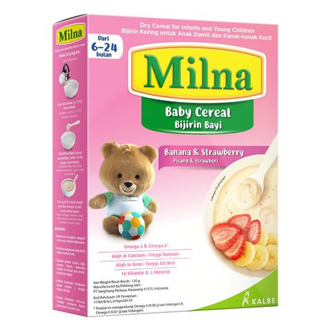 Milna Banana & Strawberry Baby Food (2020) 120g