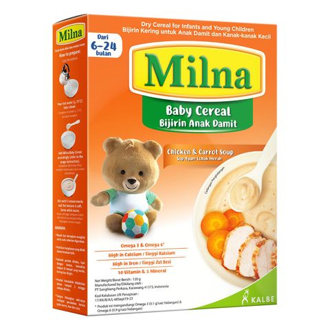Milna 6-24 Months Chicken & Carrot Soup Baby Food 120g