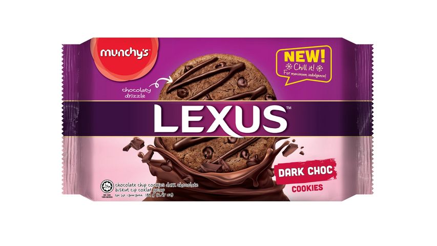 Lexus Cookies Dark Choc 189g