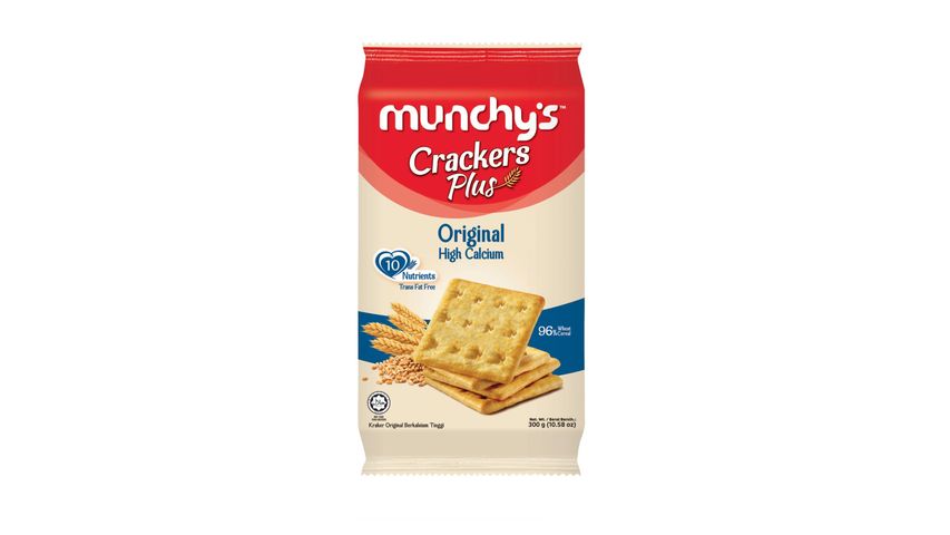 Munchy's Original Crackers Plus High Calcium 300g