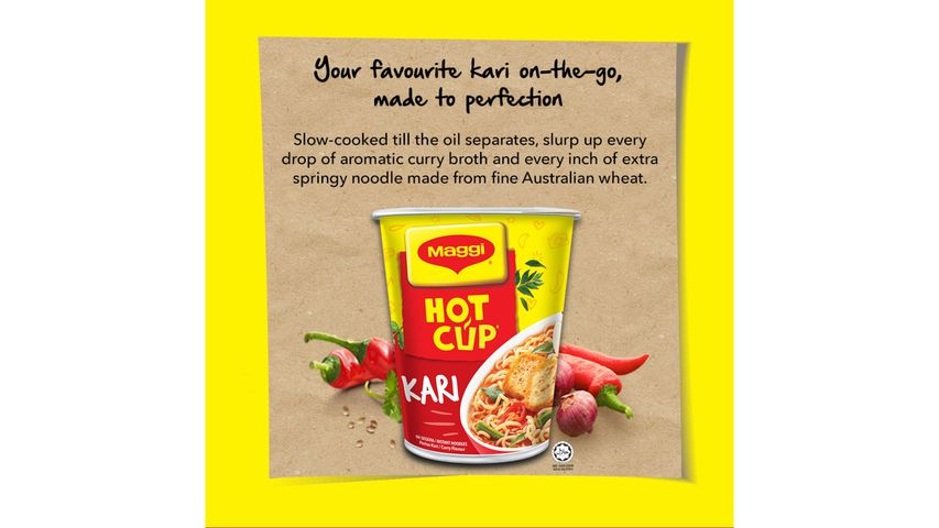 Maggi Hot Cup Curry Noodles 58g