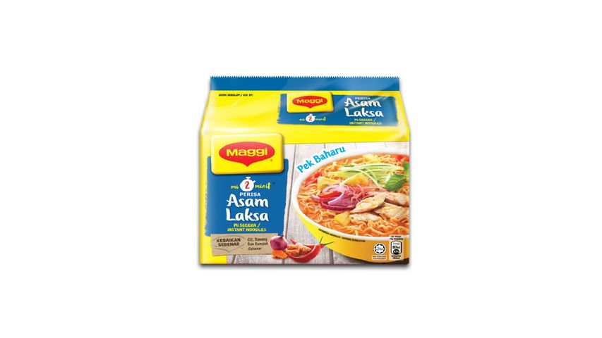 Maggi 2-Min Noodles (Assam Laksa) 5s x 78g