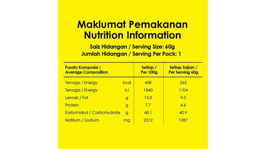 Maggi Noodles Hot Cup Asam Laksa 59g (Imported)