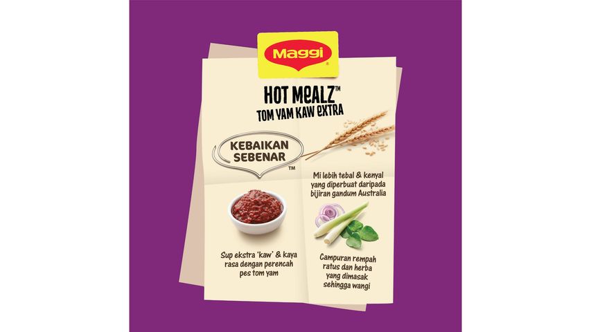 Maggi Hot Mealz Tom Yum Bowl 96g (Imported)