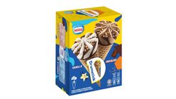 Nestle Classic Chocolate Vanilla Drumstick Ice Cream Multi 4 Pieces x 110ml