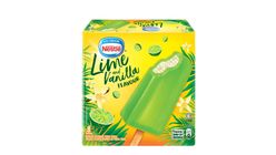 Aiskrim Lime dan Vanilla Nestle Multipack 8pcs x 70ml