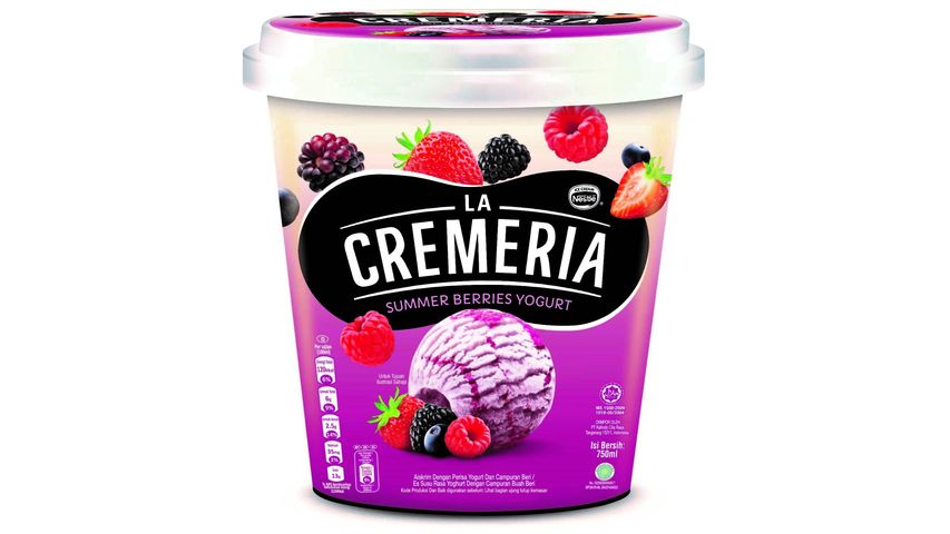 La Cremeria Summer Berries Yogurt | 750 ml