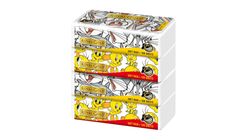 Royal Gold Looney Tunes 3 Ply Soft Pack Tissue Paper (4 Packs) 100pcs