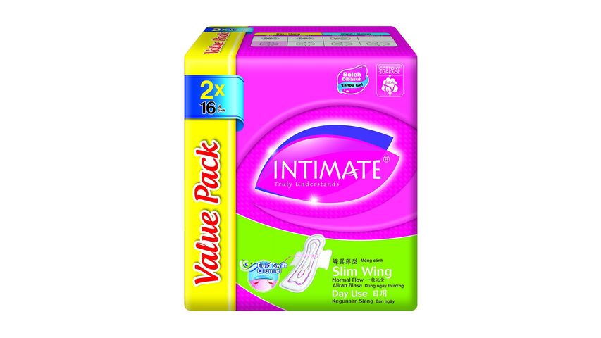 Intimate Daylite Slim Wing Cottony Surface (230cm) 16 x 2 Packets