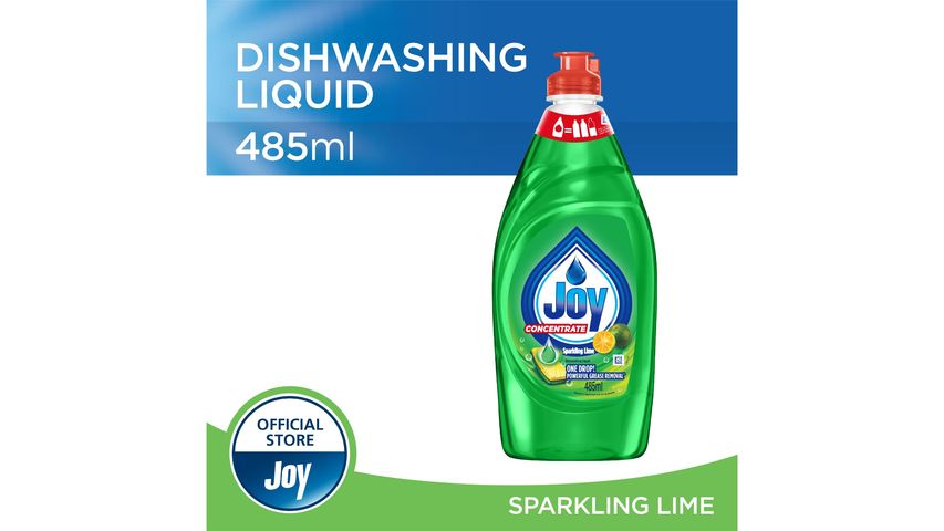 Joy Sparkling Lime Dishwash Liquid 485ml