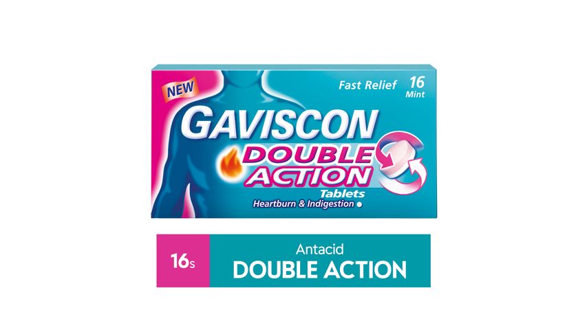 Gaviscon Double Action Tablet (250mg) | 16 Pcs