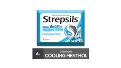Strepsils Cooling Menthol Lozenges 6 Pieces