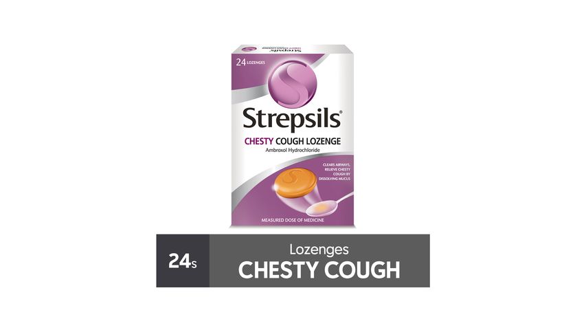 Strepsils Chesty Cough Lozenge 24pcs