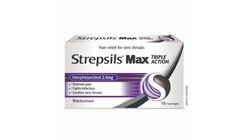 Strepsils Max Triple Action Blackcurrant Lozenges 16s